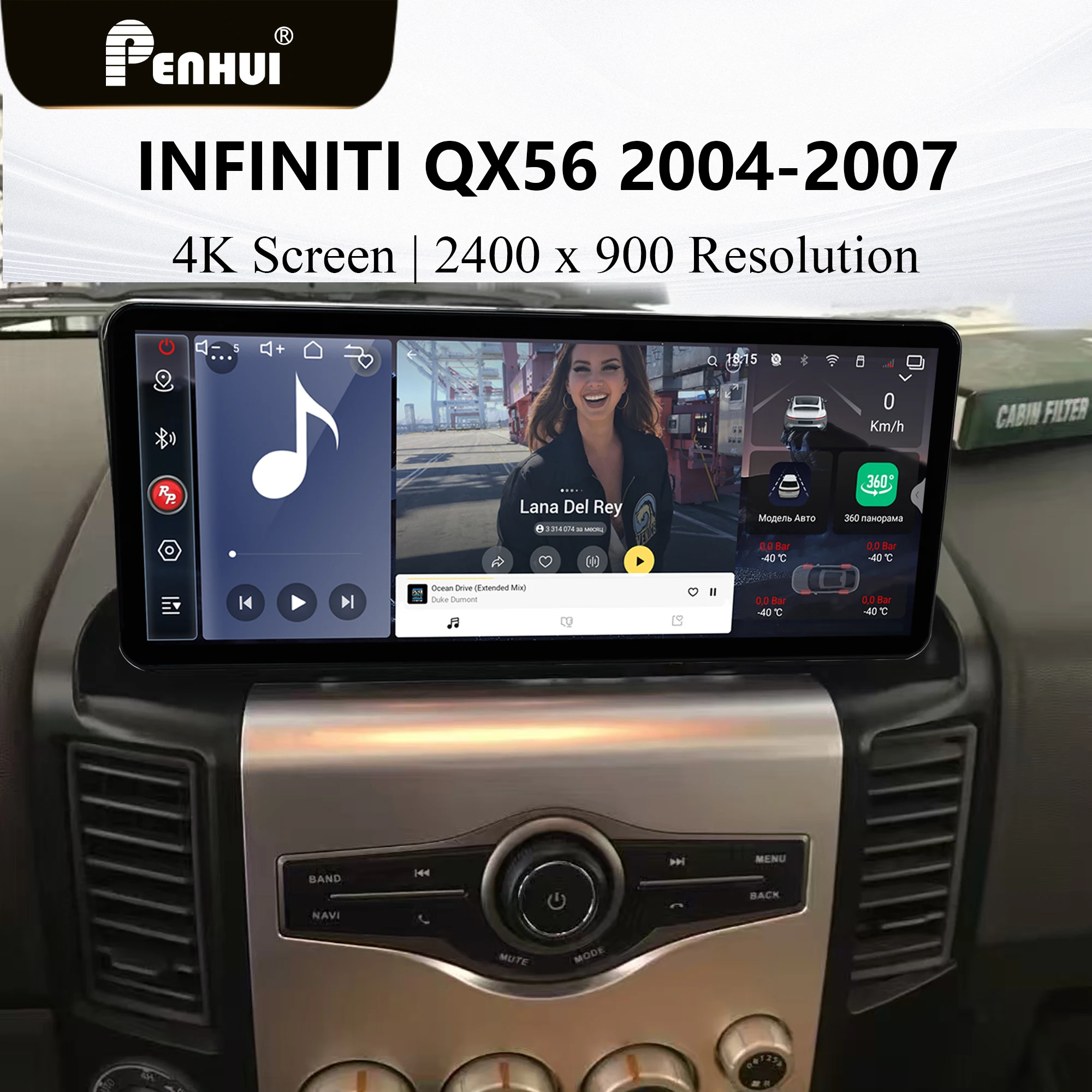 

12.3 inch Redpower for Infiniti QX56 2004-2007 Crystal Sound 850 Pro Max Android Car Radio Player Screen CarPlay DVD DSP