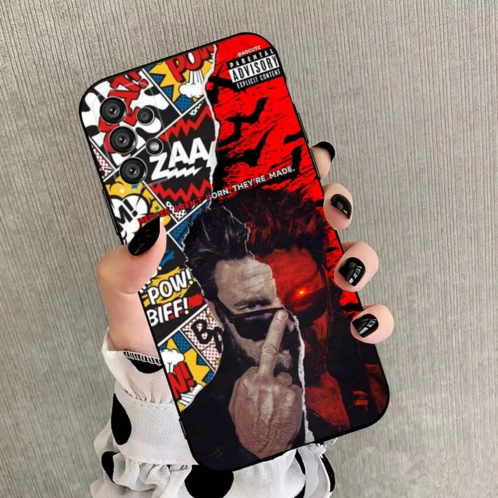 Billy Butcher The B-Boys Phone Case For Samsung Galaxy A20,A21s,A22,A31,A32,A52,A53,A72,73,A80,A91 Soft Black Cover