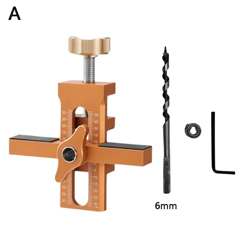 

Эффективный инструмент для установки дверей шкафа, позиционер из алюминиевого сплава со встроенным сверлом для бесшовной настройки