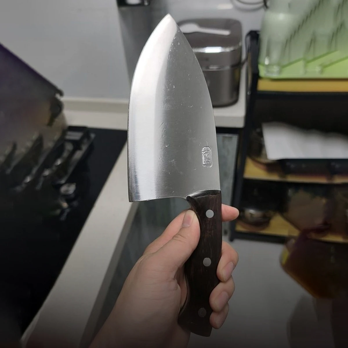7.3 Inch Chopper Knife BG42 Blade 3-layer Aviation Special Steel Butcher Chop Cleaver Handmade Kitchen Knives Meat Poultry Tools
