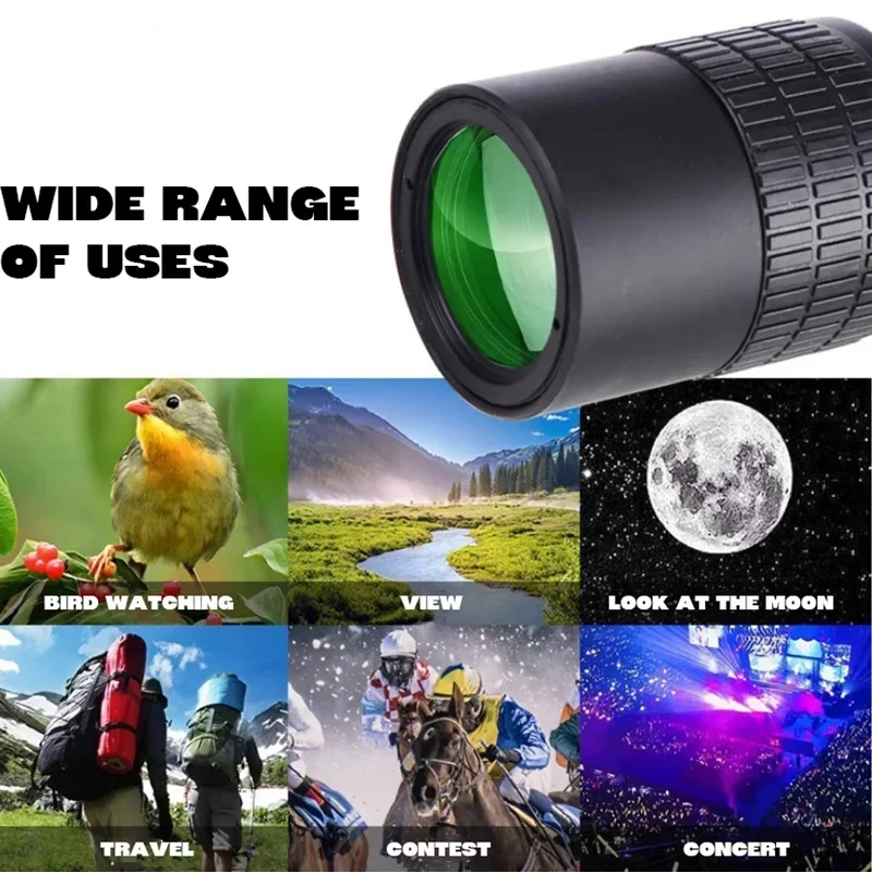 10-300X Zoom HD Powerful Binoculars Long Range Portable High Quality Professional Telescope Monocular for Hunting