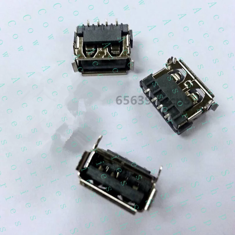 PP+ 20pcs USB Type A Female 4 Pin SMT SMD Socket Connector 2 Pin DIP