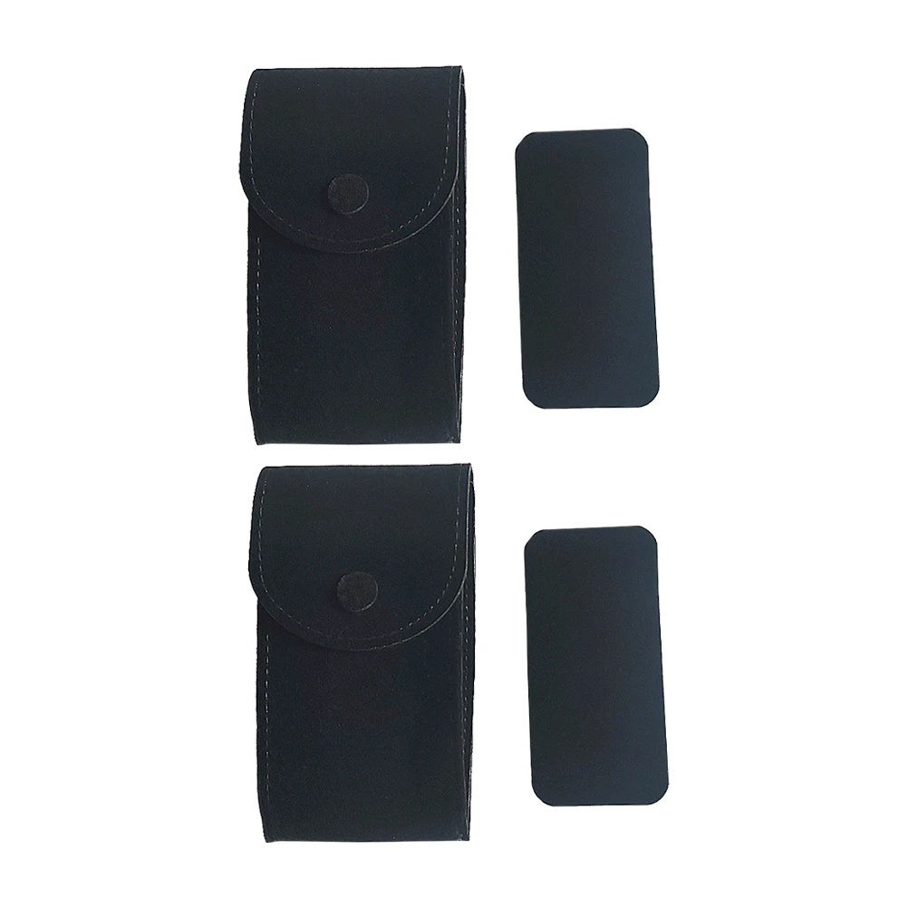 

2 Pcs Bag for Watches Portable Pouch Jewelry Travel Case Male Storage Organizer