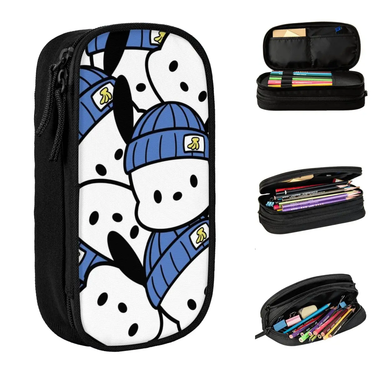 

Pochacco Pencil Cases Creative Hello Kitty Pen Box Bags for Student Big Capacity Students School Cosmetic Pencilcases