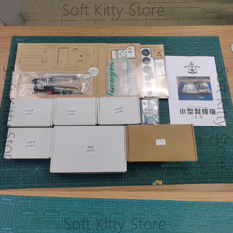 Compact 4 Strand Rope Making Machine (DIY Kit) - Sailboat Model Rope Making Tool 3.0