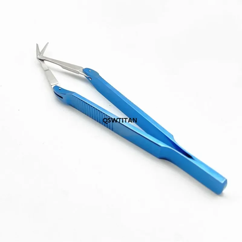 Ophthalmology Scissors  Lens Removing Scissors Titanium stainless steel 115mm long Eye Scissors