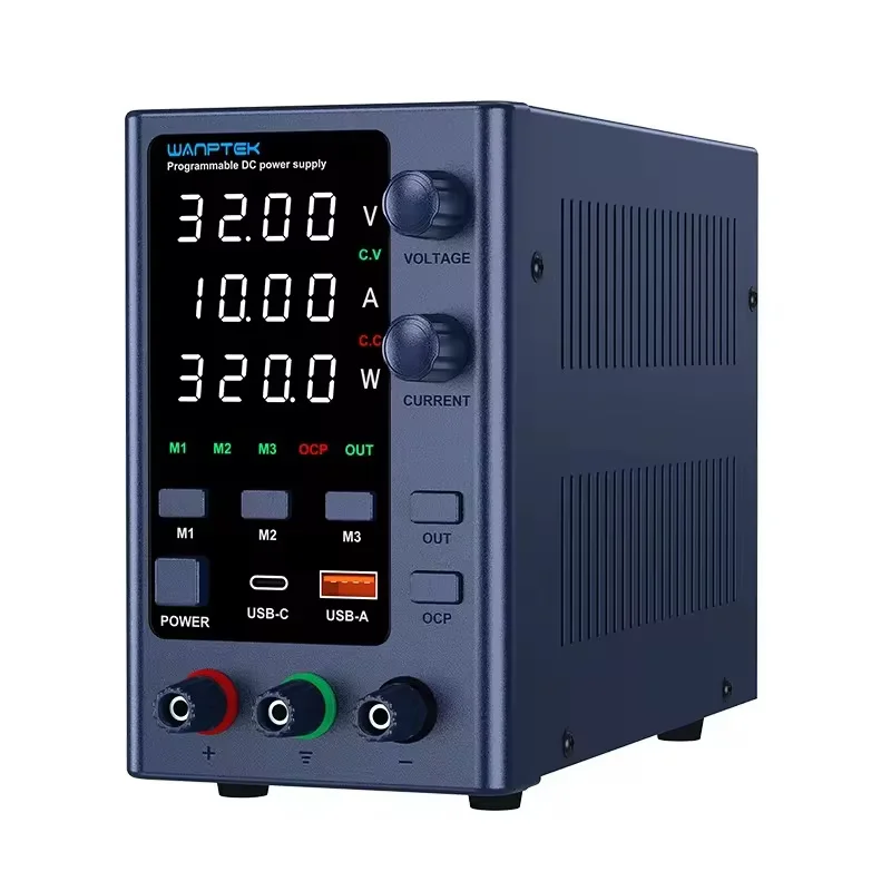Wanptek Laboratorium Voeding 30V 5A 30V 10A 60V 5A 120V 3A Encoder Verstelbare spanning Stroom Lab Bench DC Voeding - afbeelding 2