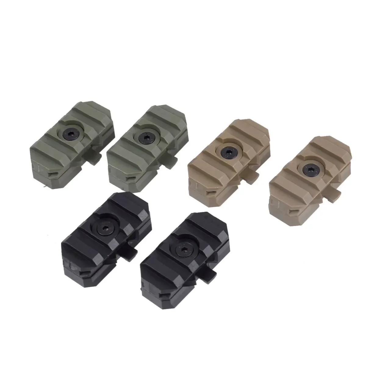 2pcs Tactical Helmet Side Rail Adapter Adjustable 360 Degrees Rotation ARC Guide Rails for Airsoft Helmet 19mm Picatinny