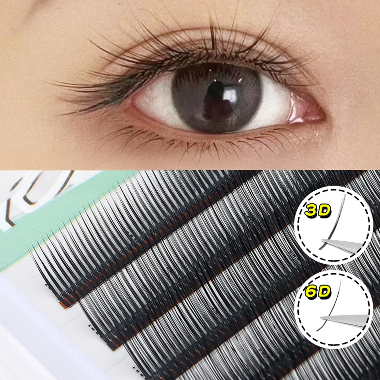 12列 8-15mm ミックスまつげエクステ 個別つけまつげ ナチュラルソフトミンクまつげ 高品質マットフェイクまつげ