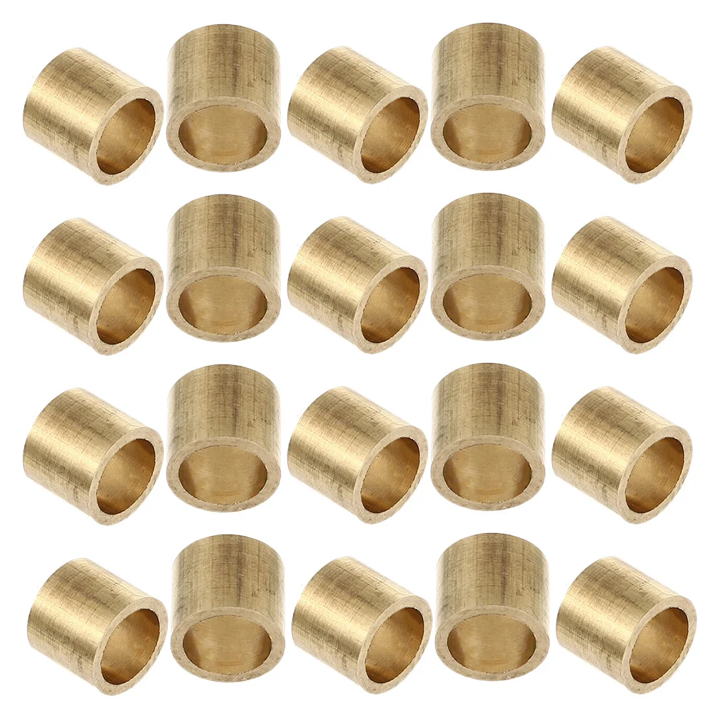 

20Pcs Billiard Cue Ferrules Brass High Impact Resistance Snooker Pool Cue Tip Ferrule Replacement Parts Billiard Tip