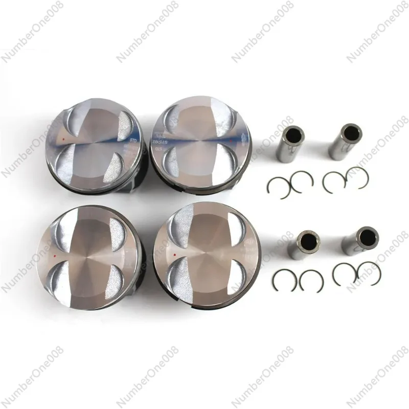 4x N12 N16 Engine Piston & Ring Kit 11257589348 77mm STD Set Fit MINI R55 R56 R57 R58 R60