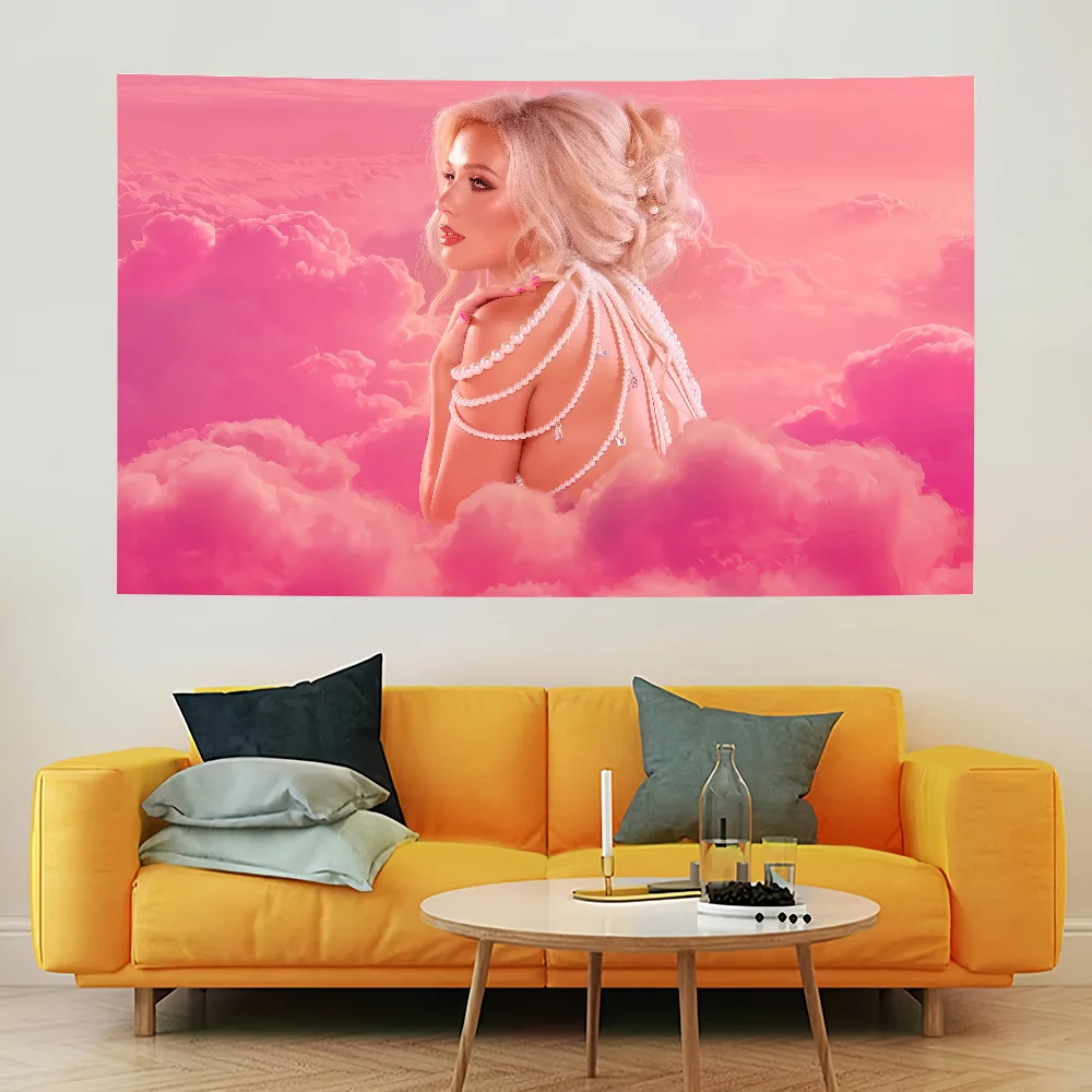 Singer M-Megan Moroney Cloud 9 Flagge, langlebig, für den Innen- und Außenbereich, festliche Dekoration, klassisches Design, für Stangen, Wände, Zimmer, Banner – Detail 10