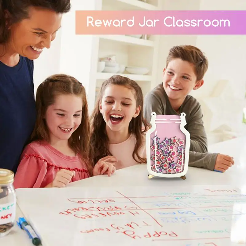 Reward Jars For Kids Incentive Jar With 30pcs Candy Coin Classroom Behavior Management Tools Bulletin Board Chart For Classroom