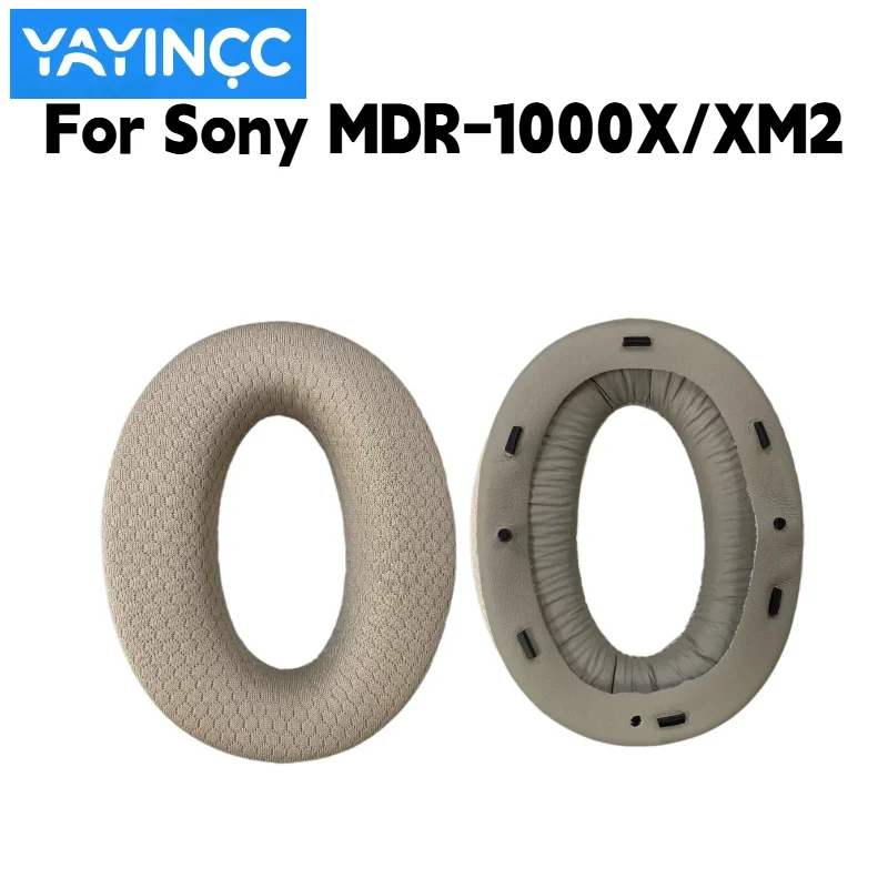 Atmungsaktive Ersatz-Ohrpolster aus Netzstoff für Sony MDR-1000X/WH-1000XM2 Kopfhörer, Reparaturteile, kein Haarausfall. – Detail 5