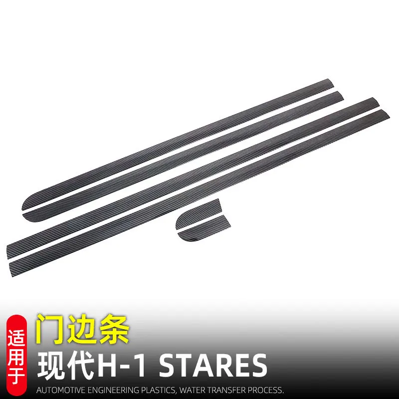 

For Hyundai Grand Starex H-1 i800 2018 2019 2020 Side Door Body Molding Line Cover Trim Protector Decorate Exterior Accessories
