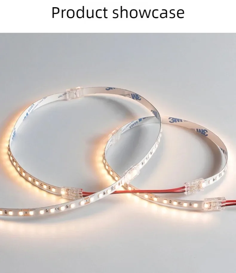 SMD LED Crystal Connector 2 3 4 5 Pin Solderless Quick Connect Terminal Block for 5/8/10mm LED Strip Light Wire Installation