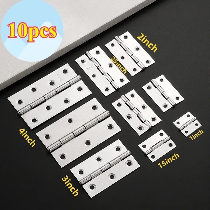 

1-4 inch universal door hinge connector stainless steel furniture drawer cabinet accessories hinge home hardware accessories