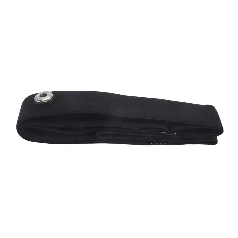 Heart Rate Belt Chest Strap Heart Rate Sensor Monitor Strap Elastic Soft Strap Band For Coospo Polar Wahoo Garmin Mount Black-A2