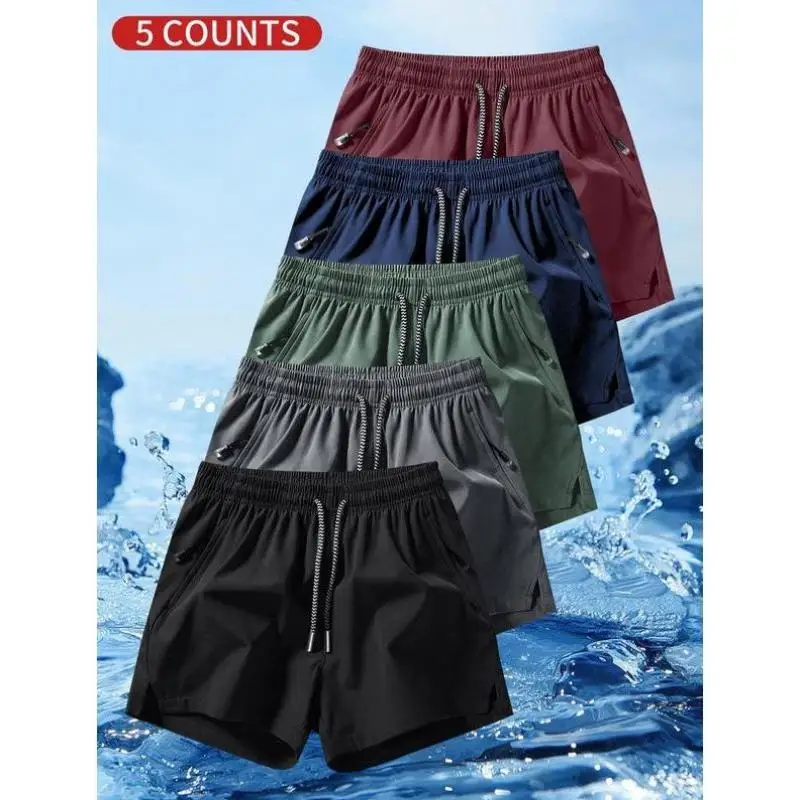 

Men's Pure Color ort Pants Slit Hem Dstring Waist Retro Sle Ciwalk Nine Points Length Micro Stretch Tee-acetate Fiber