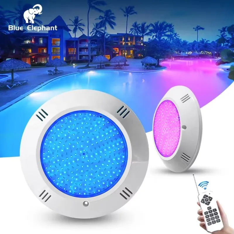 AC12V Ip68 Waterproof Multi Color Led Rgb Wall Mounted Resin Filled Swimming Pool Lights for Sale With High Quality