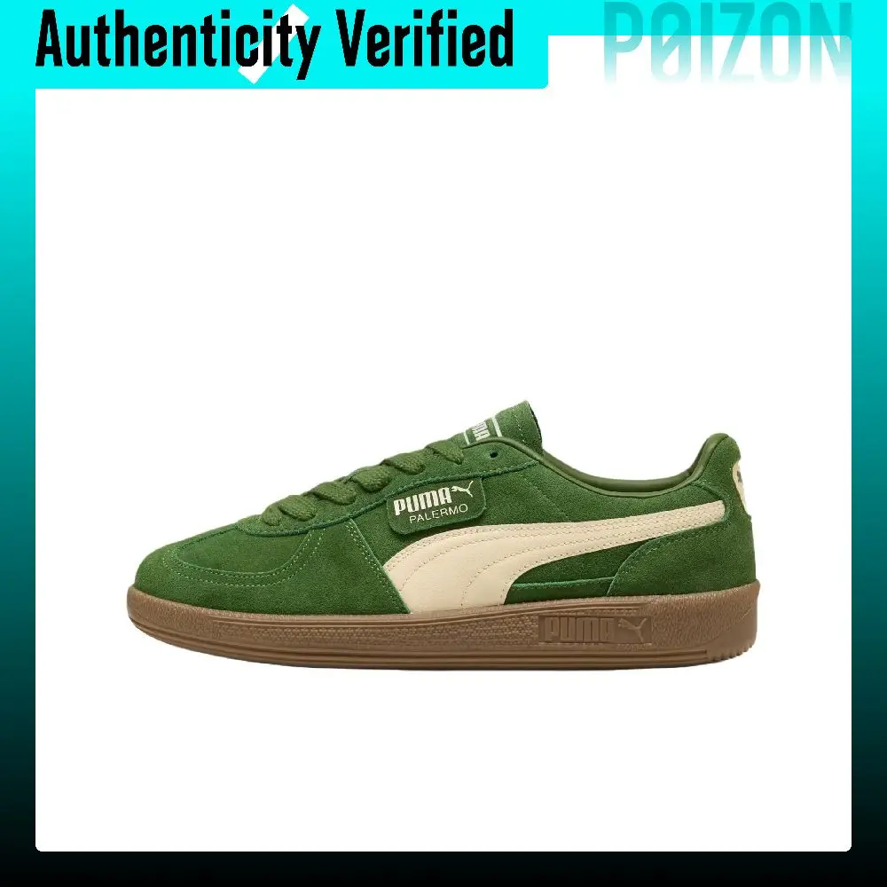 PUMA Palermo German Army Trainers Unisex Earth Green-Cream 396463-92