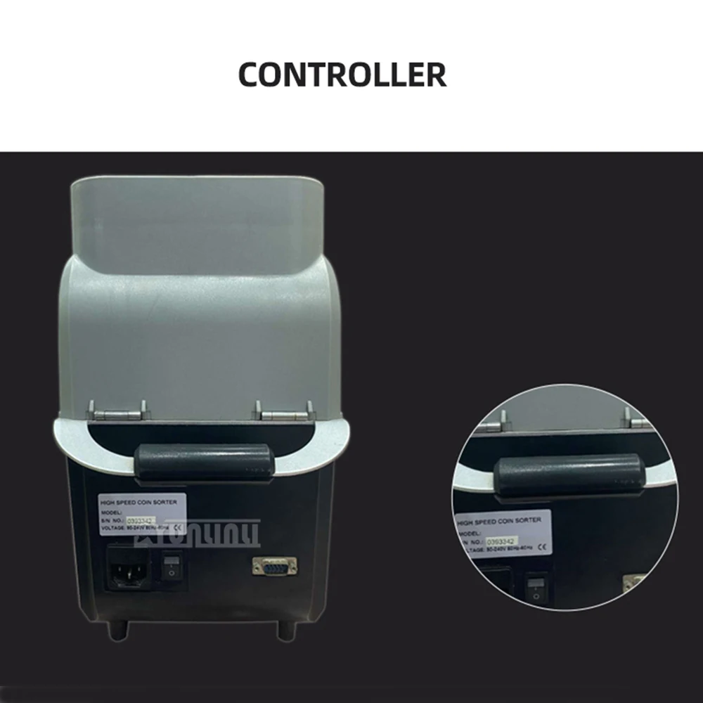 Xd-1000 classificador de moedas euro automático de alta velocidade display led profissional elétrico multi contador de moedas para banco comercial