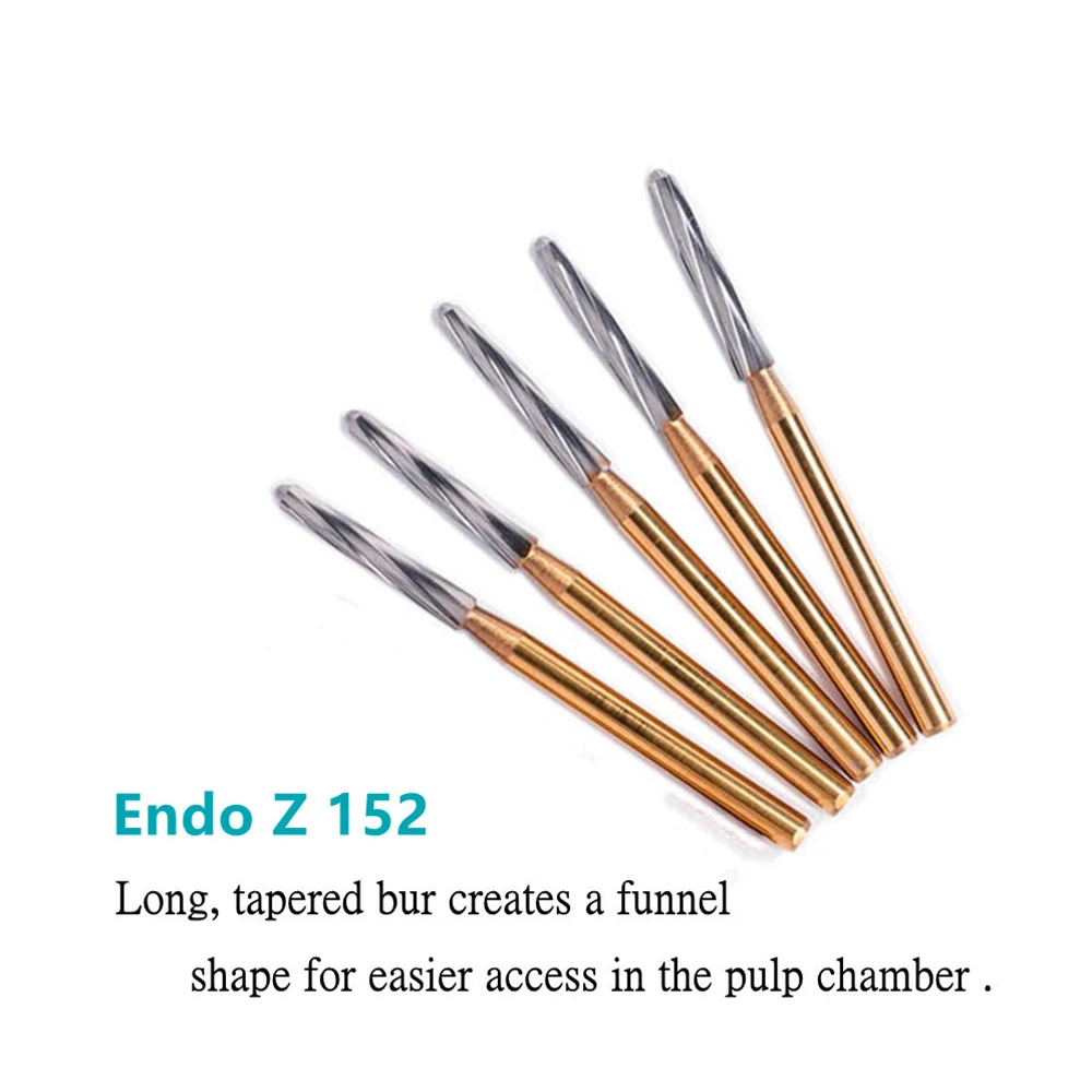 JNSUR Zekrya Dental Tungsten Bur Endo Z Carbide Bur FG Surgical Endodontic Bone Cutters Drill Bit Dentistry High Speed Handpiece