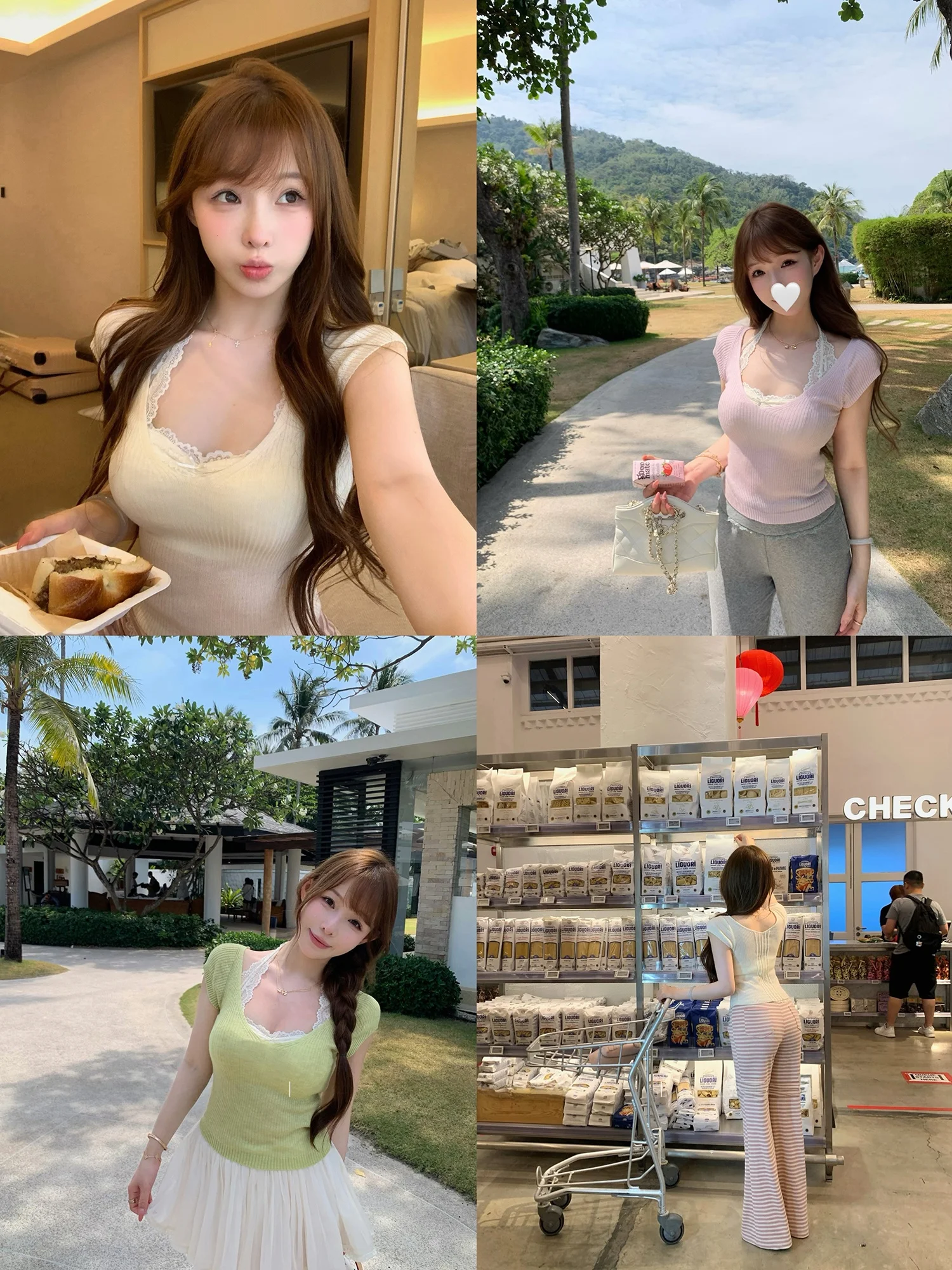 

Lukira Girls' Loose Knitted ort Sve T-irt Pure Color V-Ne Woolen Top Slim Fit Spring 2026 Kirauwu Brand