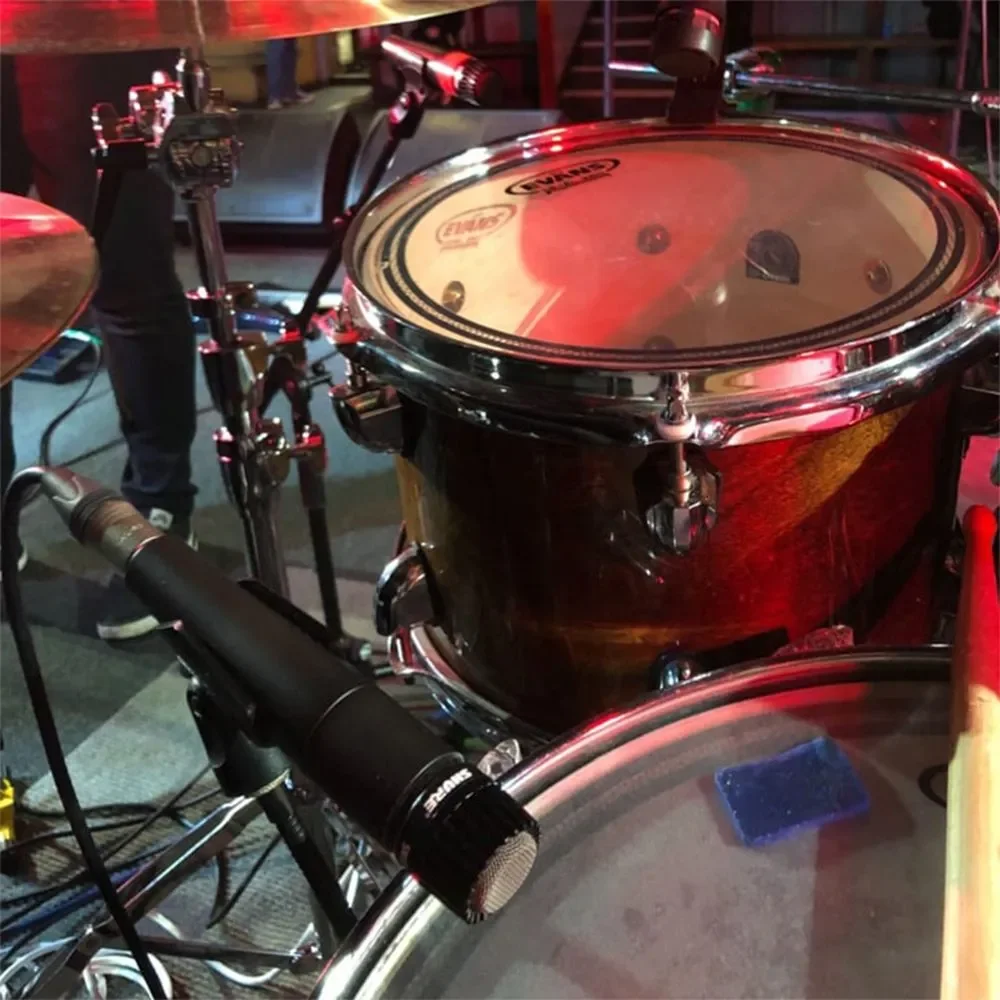 ميكروفون ديناميكي أحادي الاتجاه احترافي أصلي من Shure SM57 سلكي معدني لأداء غناء الكاريوكي على المسرح المباشر #3