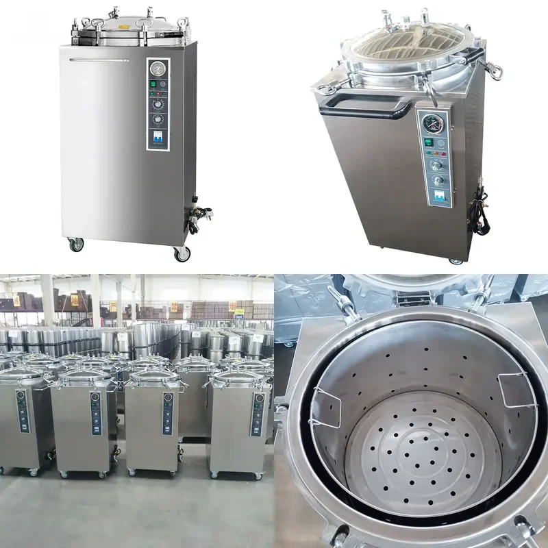 for Longermay 35L 50L 75L 100L 120L 150L Vertical Pressure Steam Autoclave Machine Sterilization Equipment Sterilizer