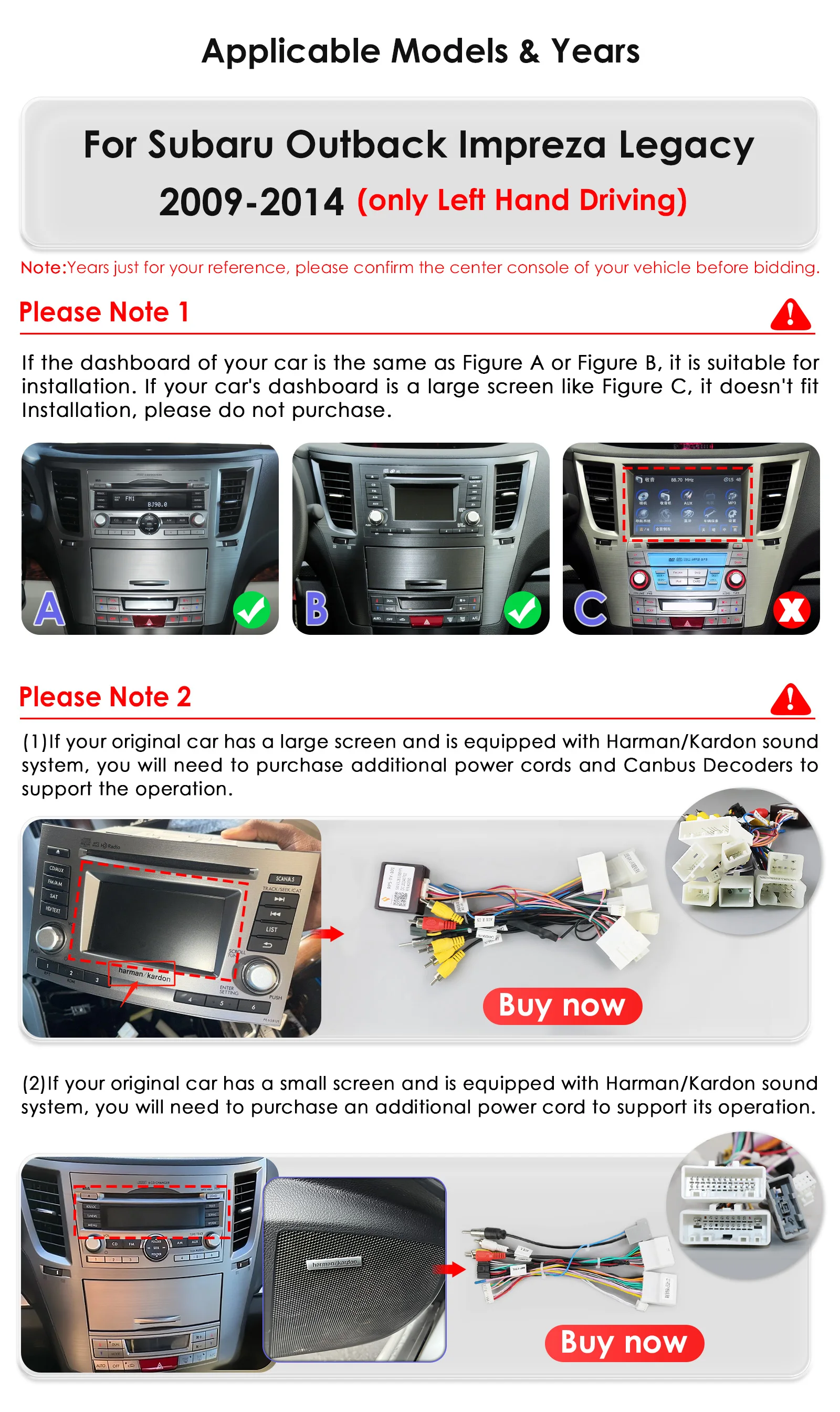 2din Car Radio For Subaru Outback Impreza Legacy 2009- 2014 Left Hand Driving Android Auto Stereo Multimedia Player GPS Carplay