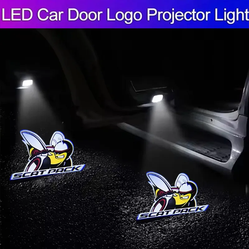 

Светодиодный проектор-фонарь для дверей автомобиля HD с логотипом DODGE Challenger SRT Scat Pack Demon Charger Hellcat