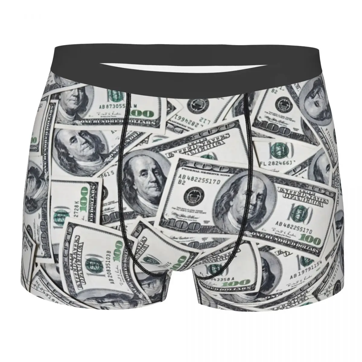 Personalizzato cento dollari banconote boxer pantaloncini slip da uomo intimo mutande fresche