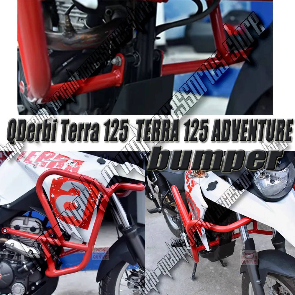 

Motorcycle For Derbi Terra 125 TERRA 125 ADVENTURE TERRA125 Engine Guard Engine Guard Crash Bar Protection Bumper Guards