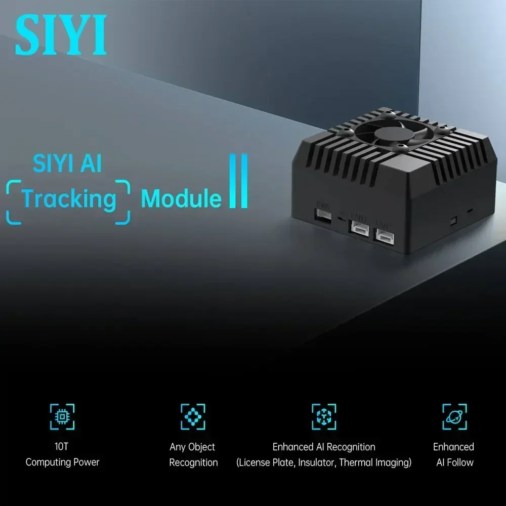 SIYI AI 2nd Gen Tracking Module: 10T Computing Power, Object & Thermal Imaging Recognition, Enhanced AI for precision tracking