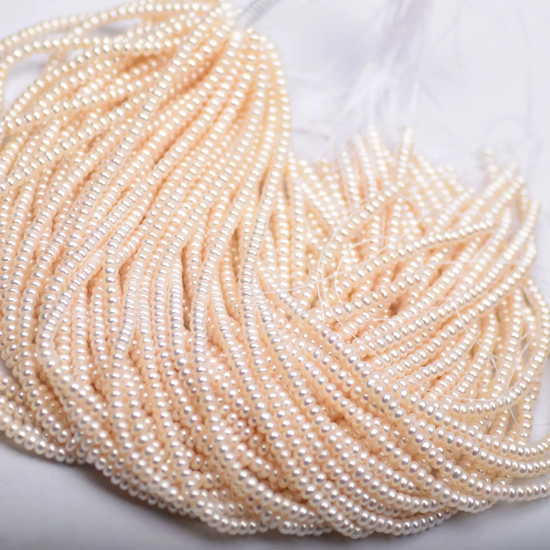 4A Nacreous Natural Freshwater Pearl Loose Beads 5-6mm Bulk for DIY Jewelry Making - Necklace Bracelet Earring Accessories Gifts