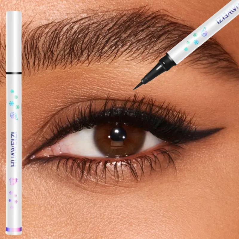 Black Liquid Eyeliner Is Waterproof, Long-lasting, Smudge-proof and Fade-proof To Easily Create Charming Eye Makeup