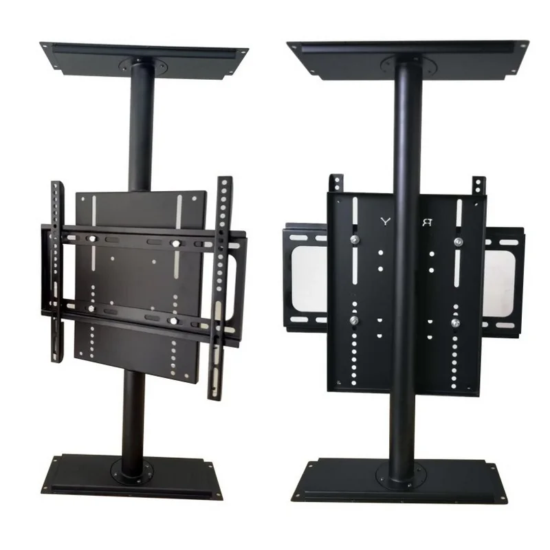 

In Stock Living Room Modern Partition Wall Panel 360 Degree TV Lift Manual 360 Degree Rotation Swivel Cabinet TV Stand TV Mount