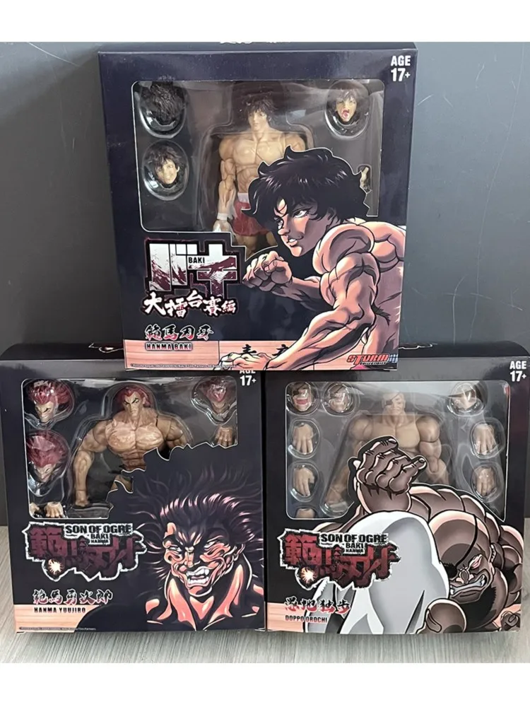 Figurka Hanma Yujiro Baki Hanma Doppo Orochi, syn Ogra, model zabawki, dekoracja, prezent urodzinowy — 2
