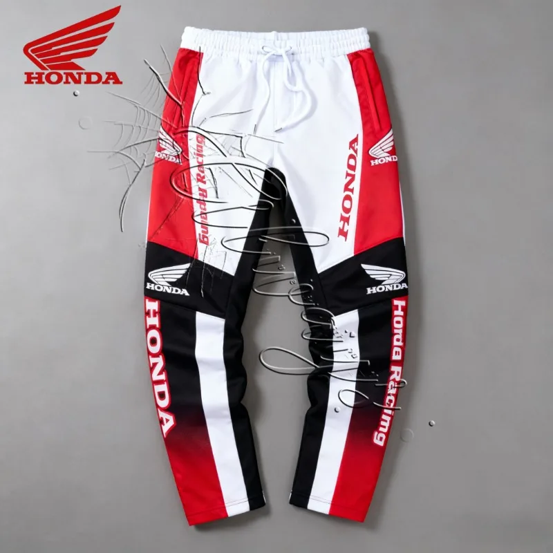 

2026 New Outdoor Sports Speed Drying Pants Honda Racing Enthusiasts MOTO Off Road Mountain Bike Sunscreen Pants Motorcycle Suit