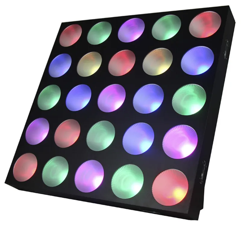 25x10W RGBW full color LED Matrix panel effect light DMX Stage Show Disco DJ Party Club Bar Wash light colorful Stage light