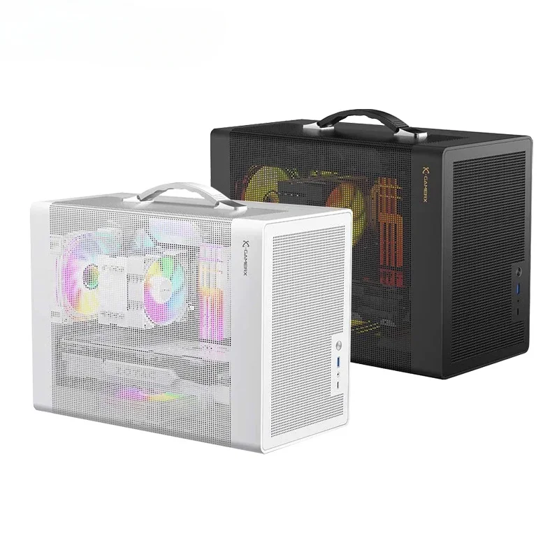

P60 шасси сетчатая версия MATX компьютерная игровая консоль шасси TYPEC портативный itx в наличии