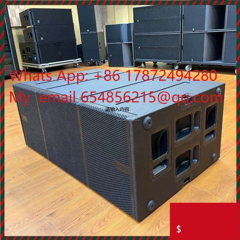 Professional Audio Dual 18 Inch Long Throw Subwoofer Speaker 18 Inch Amplifier Module Active Line Array Speaker System Sound