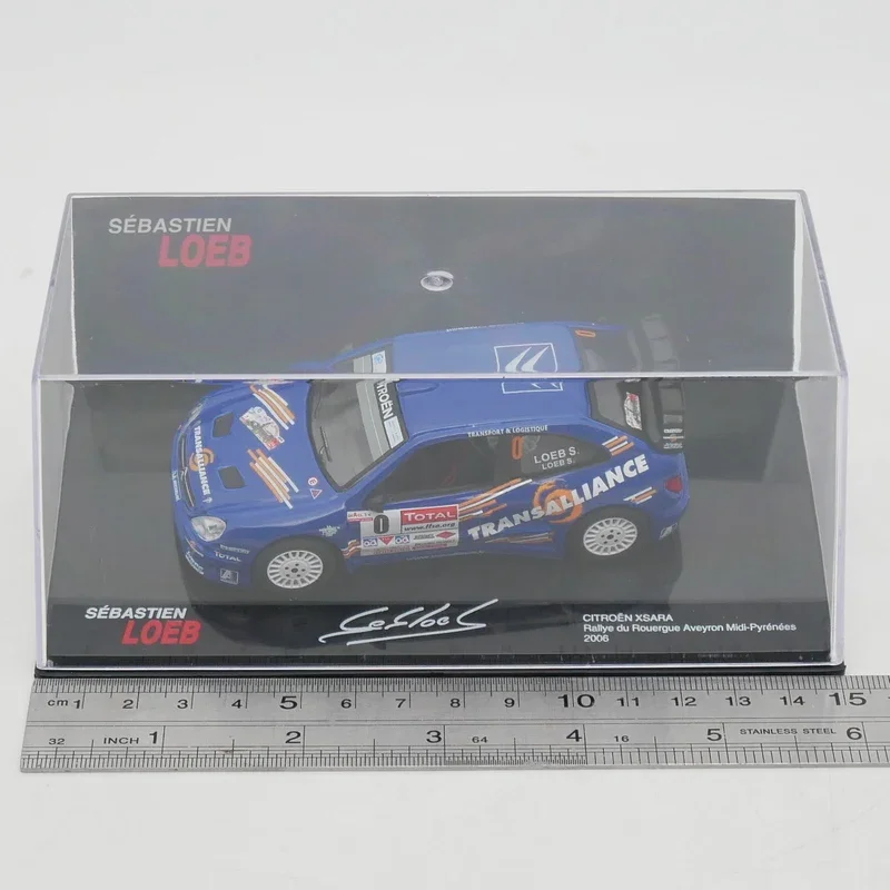 Diecast Ixo 1:43 Scale Citroen Xsara WRC 2006 Citroen Senna Rally Alloy Car Model