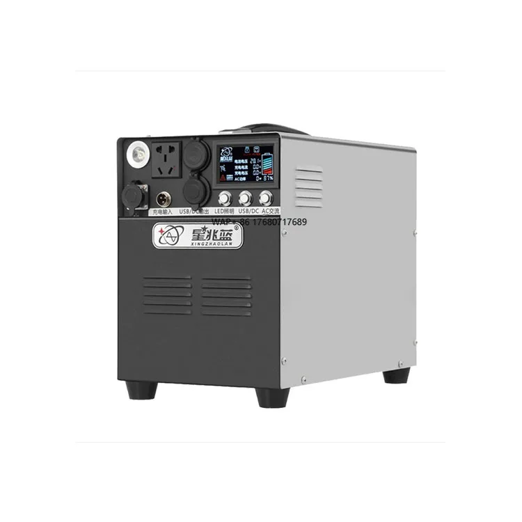 Hot-selling outdoor portable power station 220V pure sine wave mobile power supply, camping RV charging backup power supply
