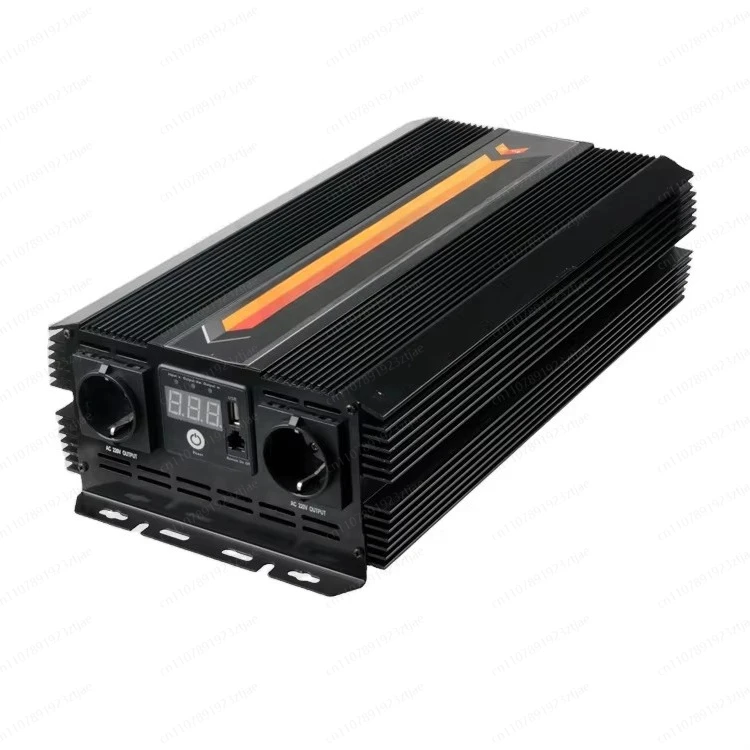 3000W High Efficiency Power Inverter Home Camping Solar Inverter DC 12V 24V to AC 220V Sine Wave for Inverters & Converters