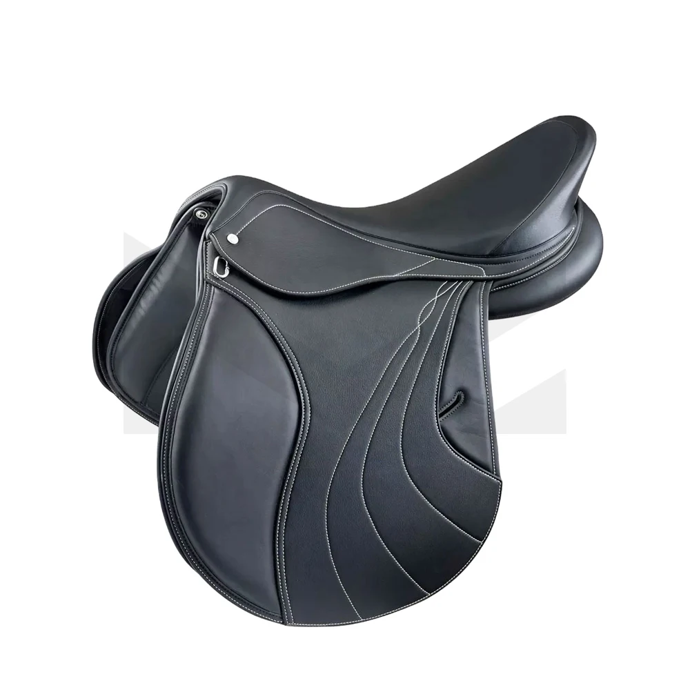 1/6 Genuine Leather Endurance Saddle New Design Horse Saddle for Comfortable for Horse with Custom Logo Genuine Leather