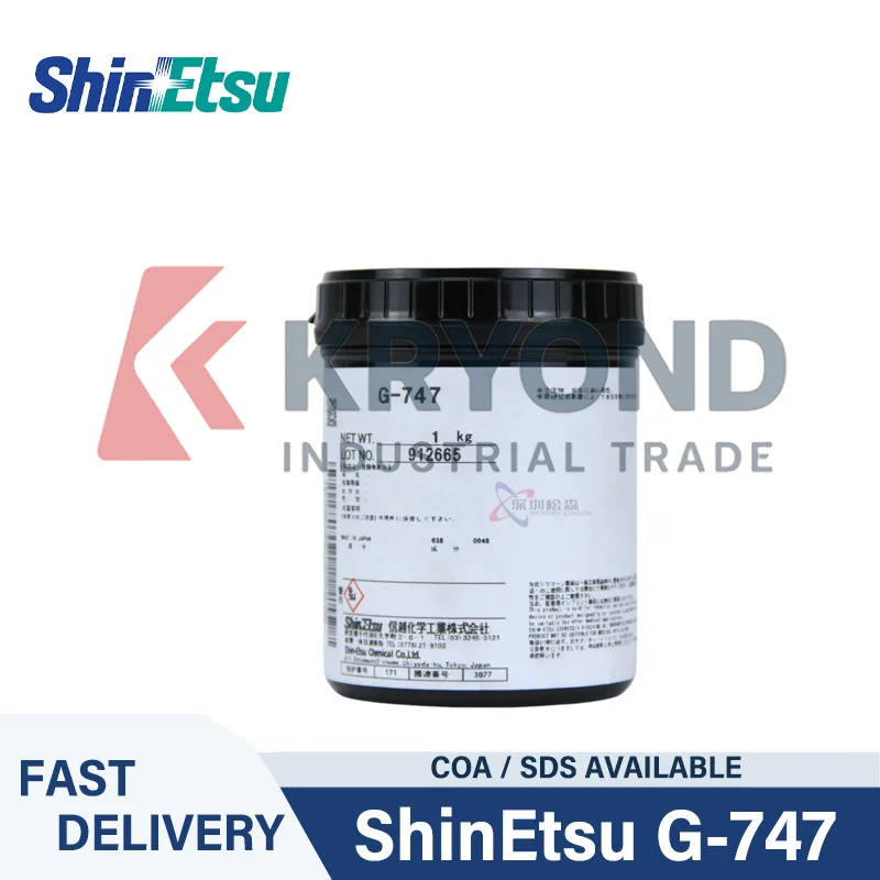 

ShinEtsu G-747 Silicone Grease High Performance Lubricant for Electrical Components, Automotive Systems, and Precision Equipment
