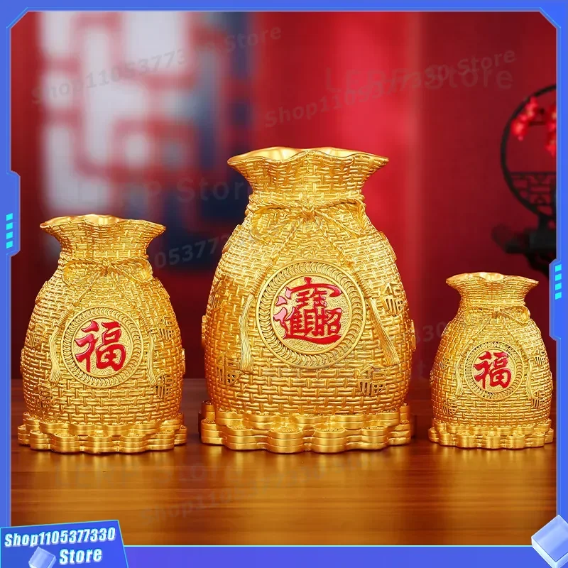 Solid Brass Piggy Bank Ornament for Home Living Room Decor Lucky Copper Pig Statue Store Office Furnishing Cornucopia Wealth