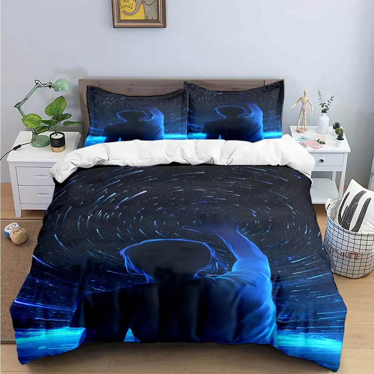 

Fashion Anime 3D Game N-No-Man's-Sky Print Bedding Sets Bed Supplies Set Duvet Cover Bed Comforter Set Bedding Set Luxury Gift